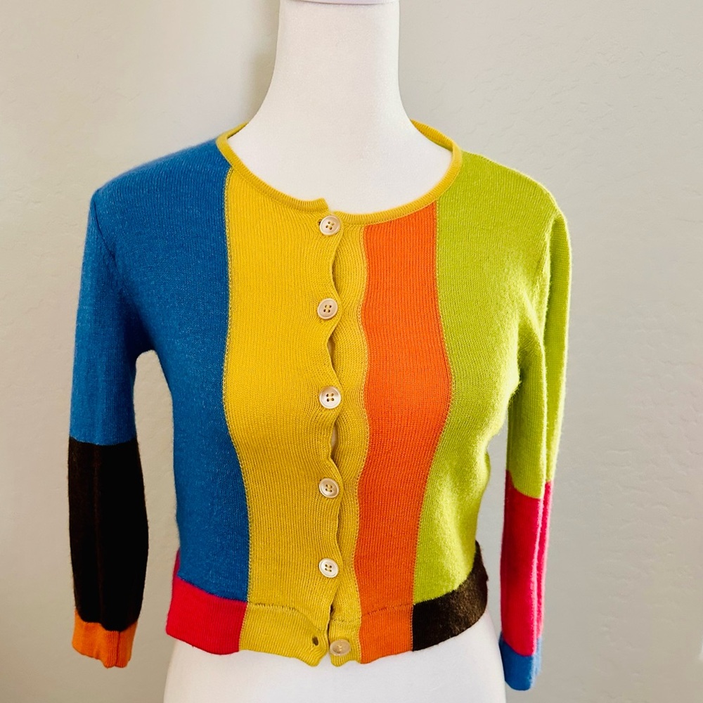 Paul Smith Vintage Cropped Cardigan Sz M